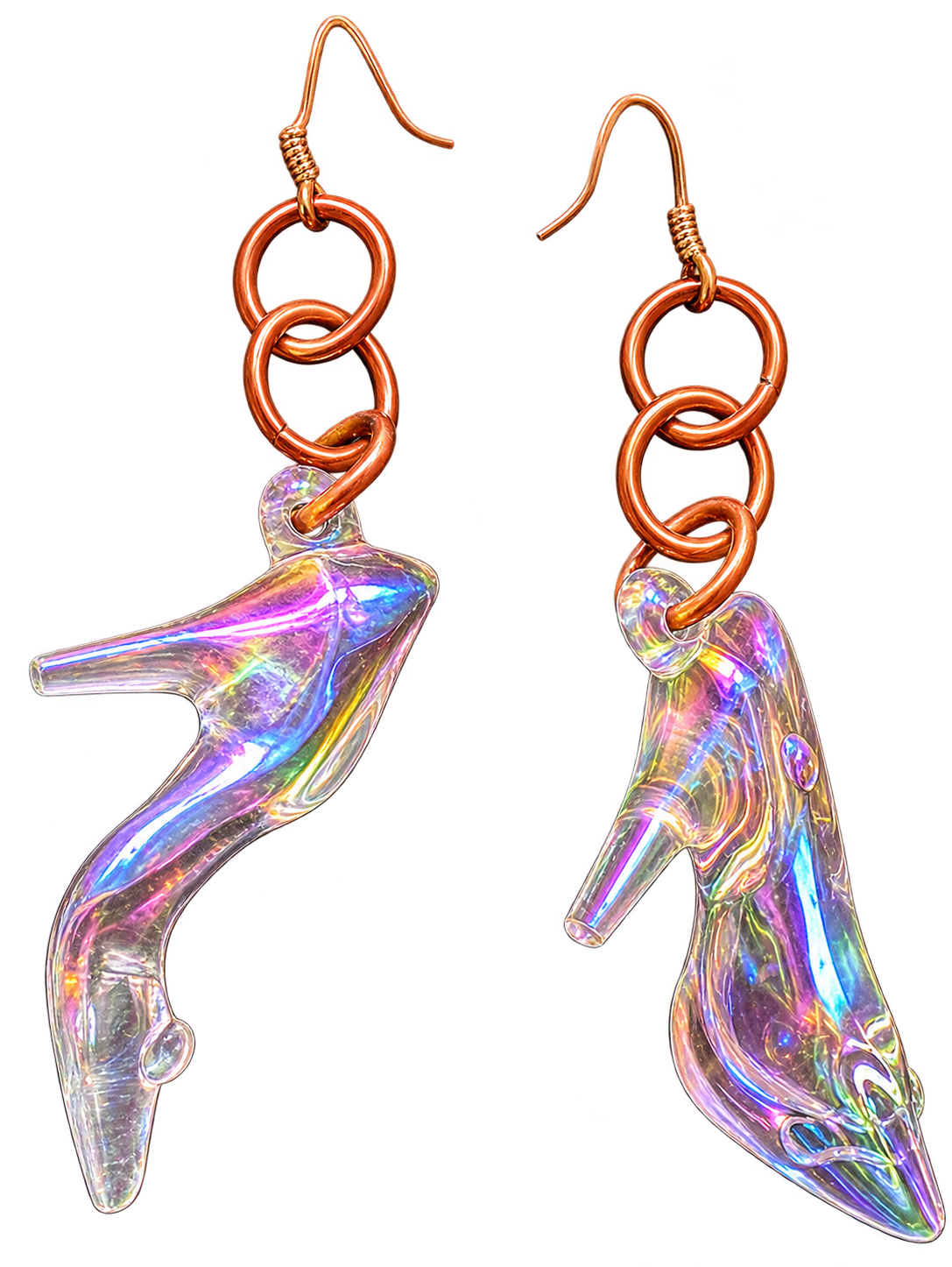 High heels earrings