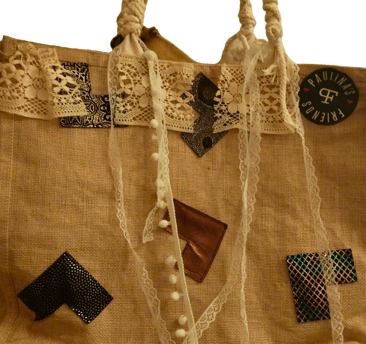 Eggshell White Linen Shopper - PAULINA'S FRIENDS