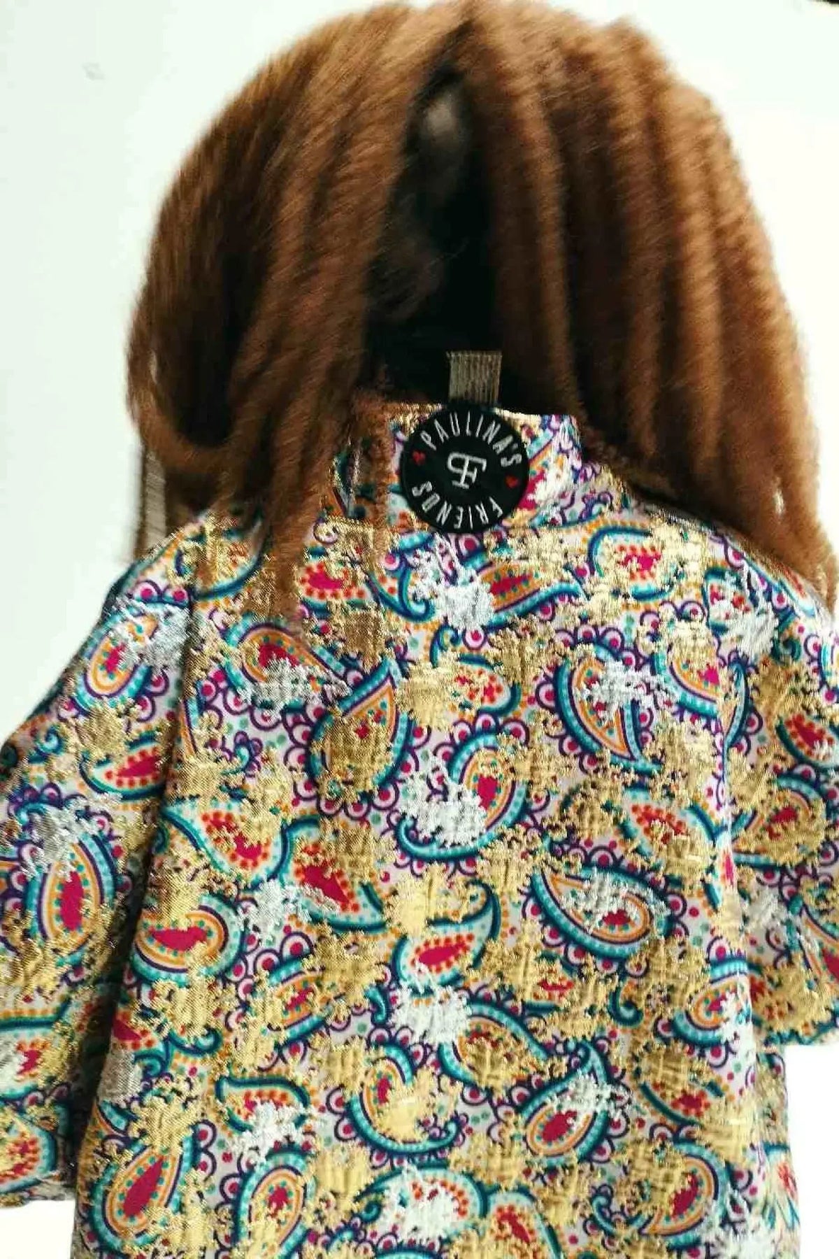 Golden Paisley Coat - PAULINA'S FRIENDS