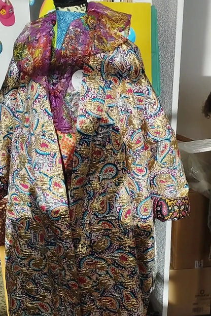 Golden Paisley Coat - PAULINA'S FRIENDS