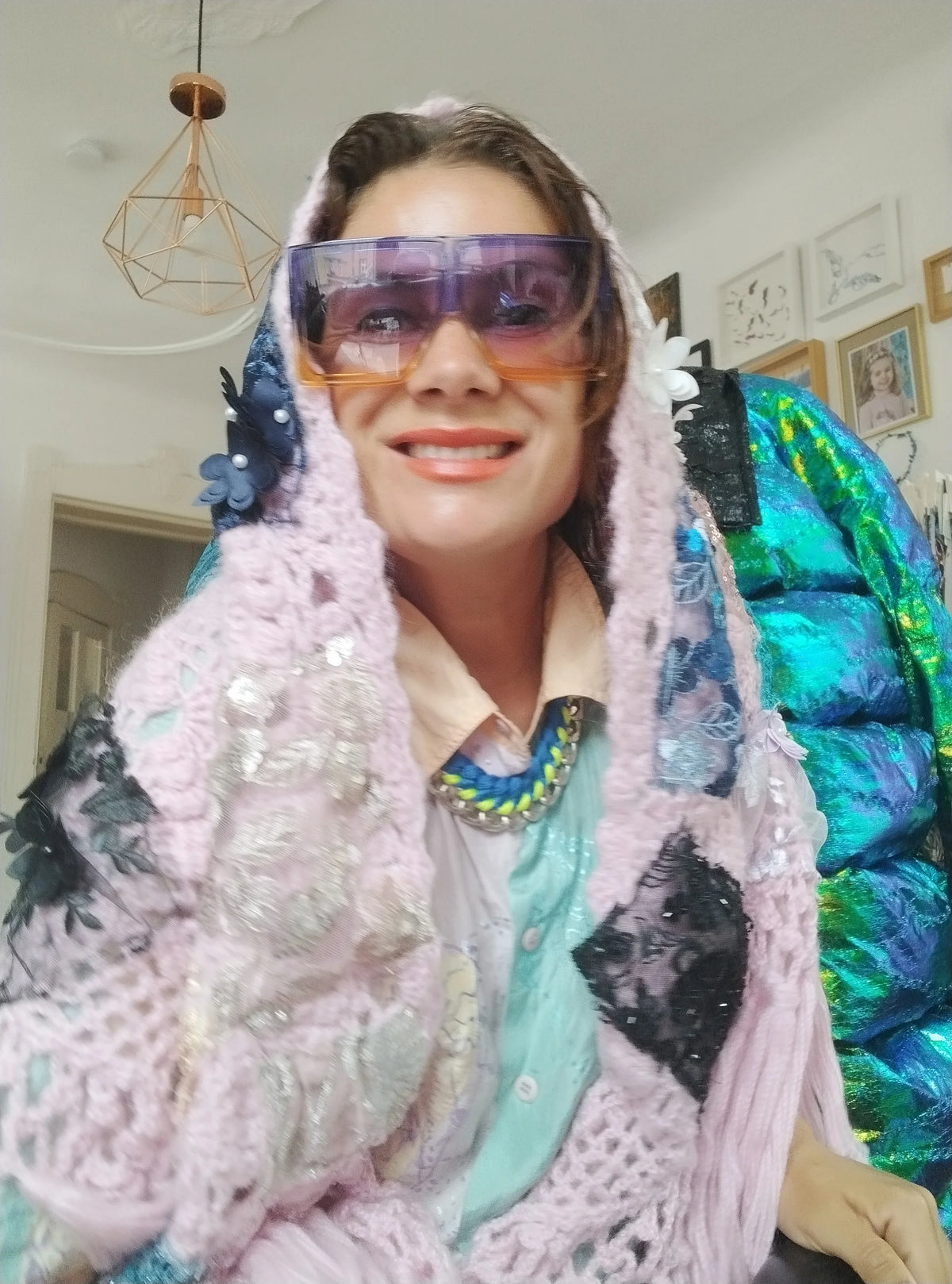 Pink Poncho - PAULINA'S FRIENDS
