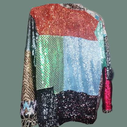 Paillettes bomber oversize - PAULINA'S FRIENDS