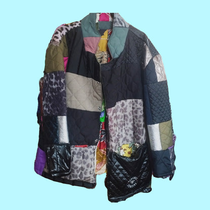 quilt oversized jacket - PAULINA'S FRIENDS