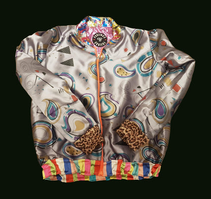 funky bomber with golden sleeves - PAULINA'S FRIENDS
