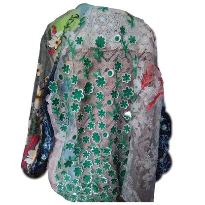 lace short kimono - PAULINA'S FRIENDS