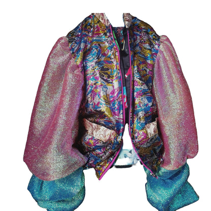 spacy holographic bomber - PAULINA'S FRIENDS