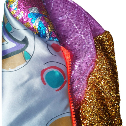 funky bomber with golden sleeves - PAULINA'S FRIENDS