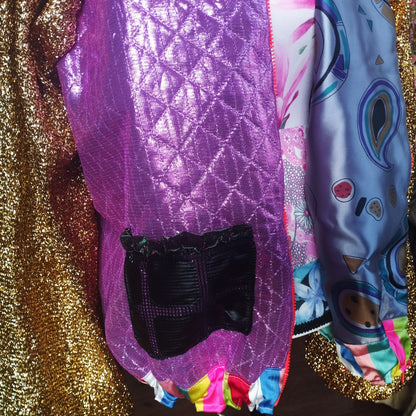 funky bomber with golden sleeves - PAULINA'S FRIENDS