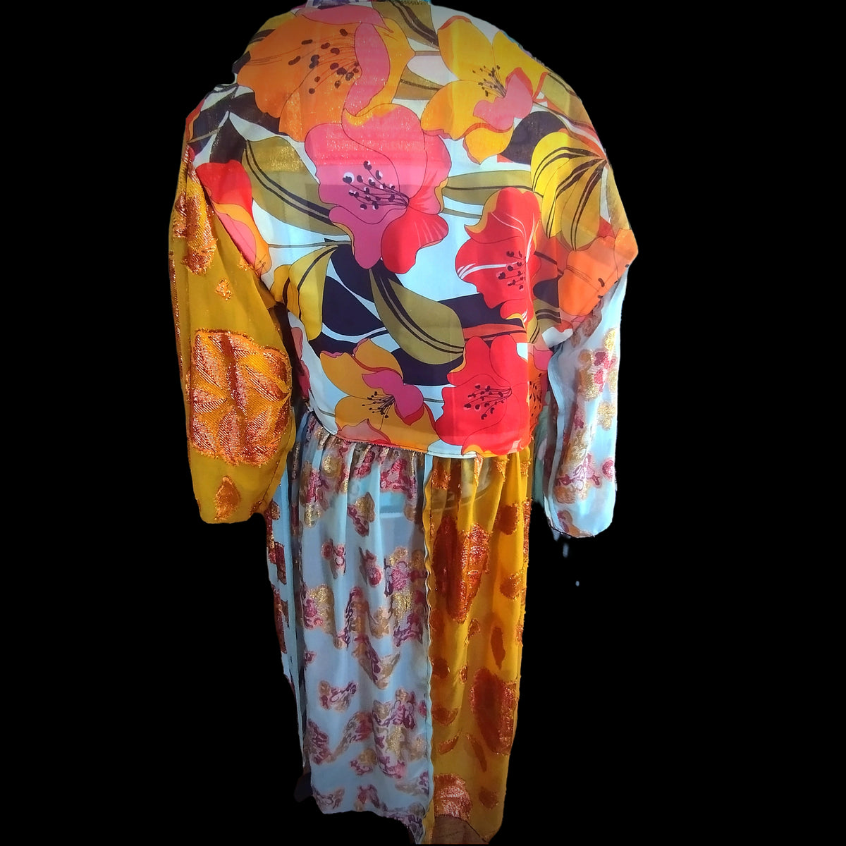 Long open patchwork kimono - PAULINA'S FRIENDS