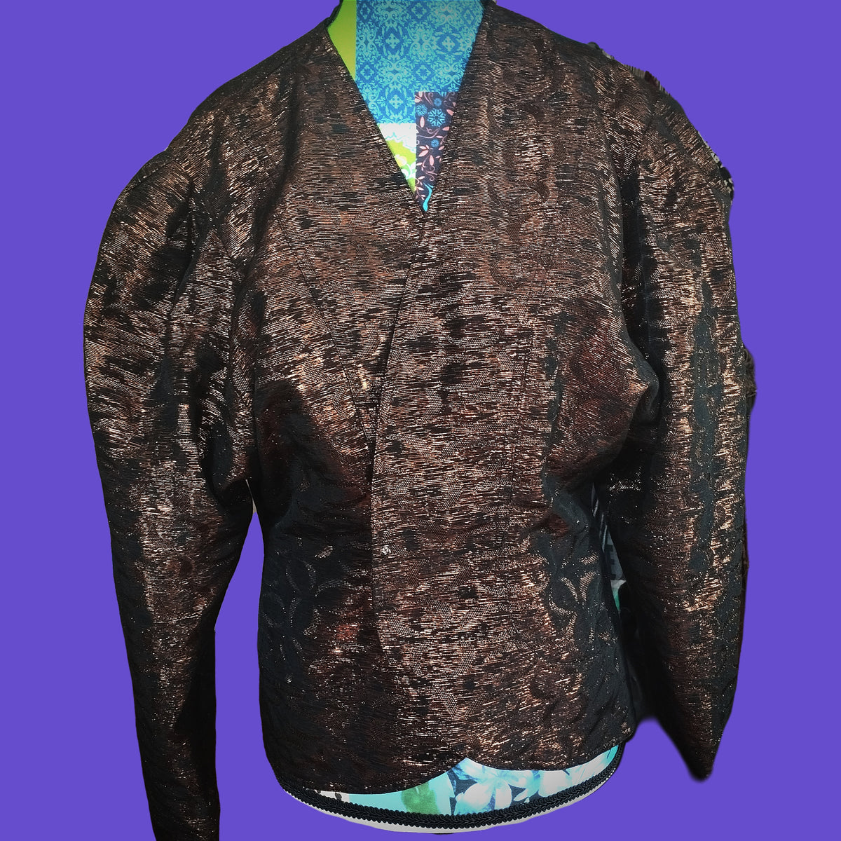 Golden vintage victorian blazer - PAULINA'S FRIENDS