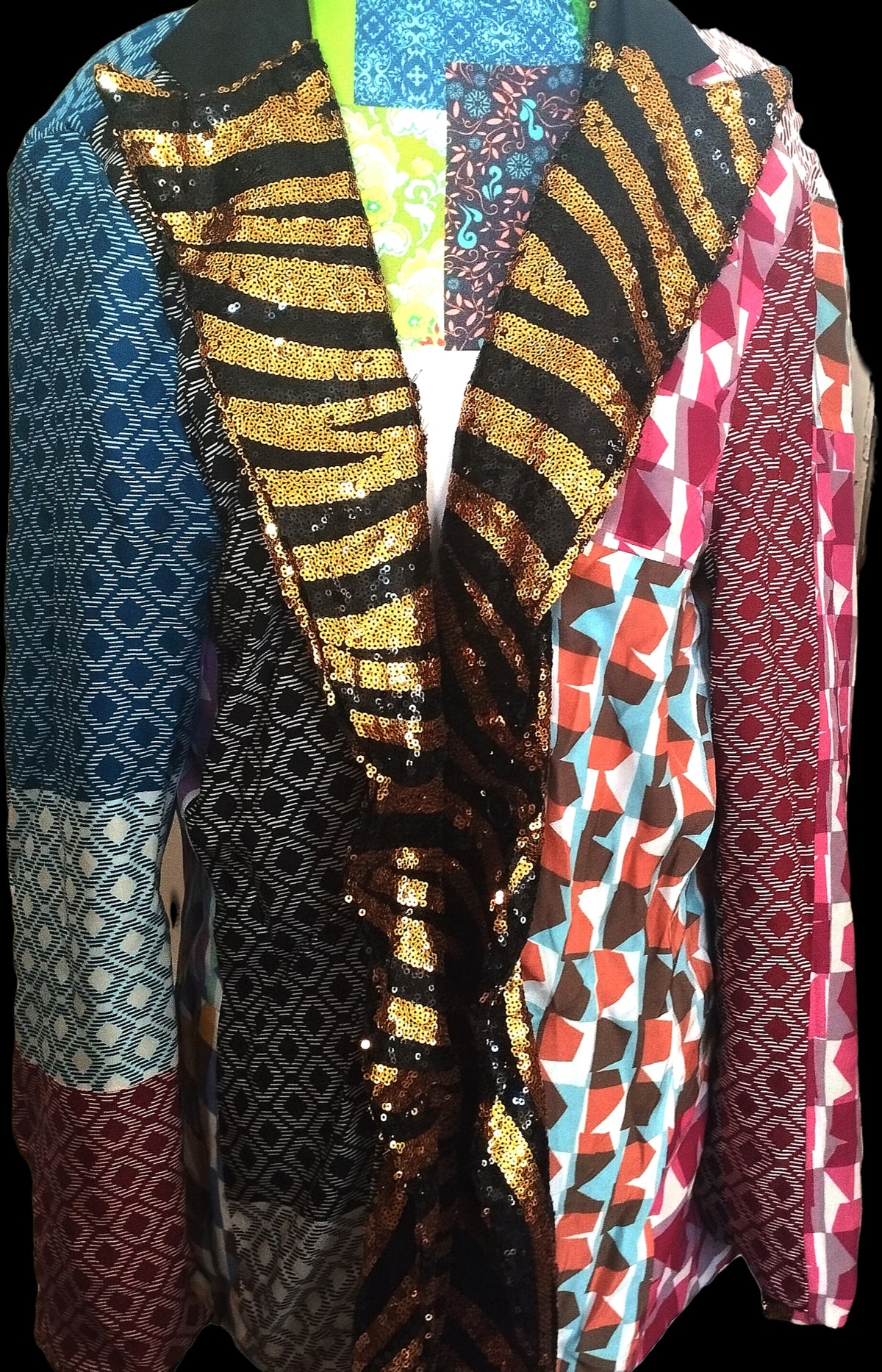 Paillettes zebra blazer - PAULINA'S FRIENDS
