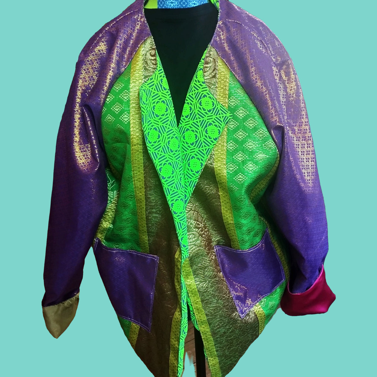 Green purple bomber - PAULINA'S FRIENDS