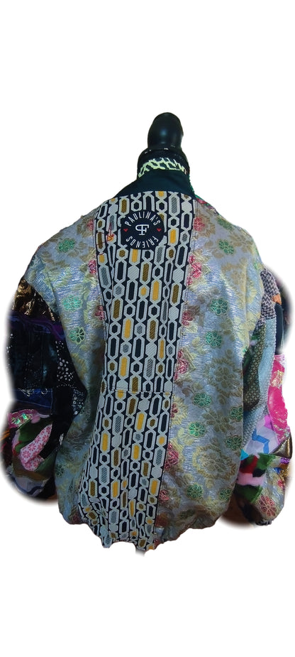 Collage rustling bomber - PAULINA'S FRIENDS