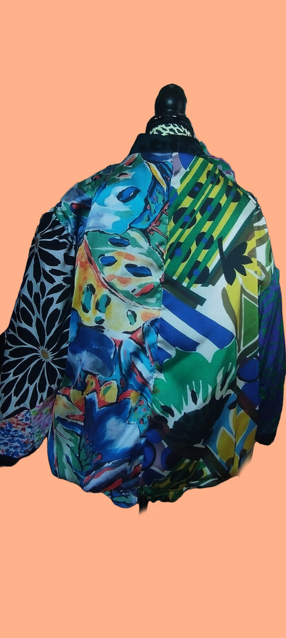 Collage rustling bomber - PAULINA'S FRIENDS