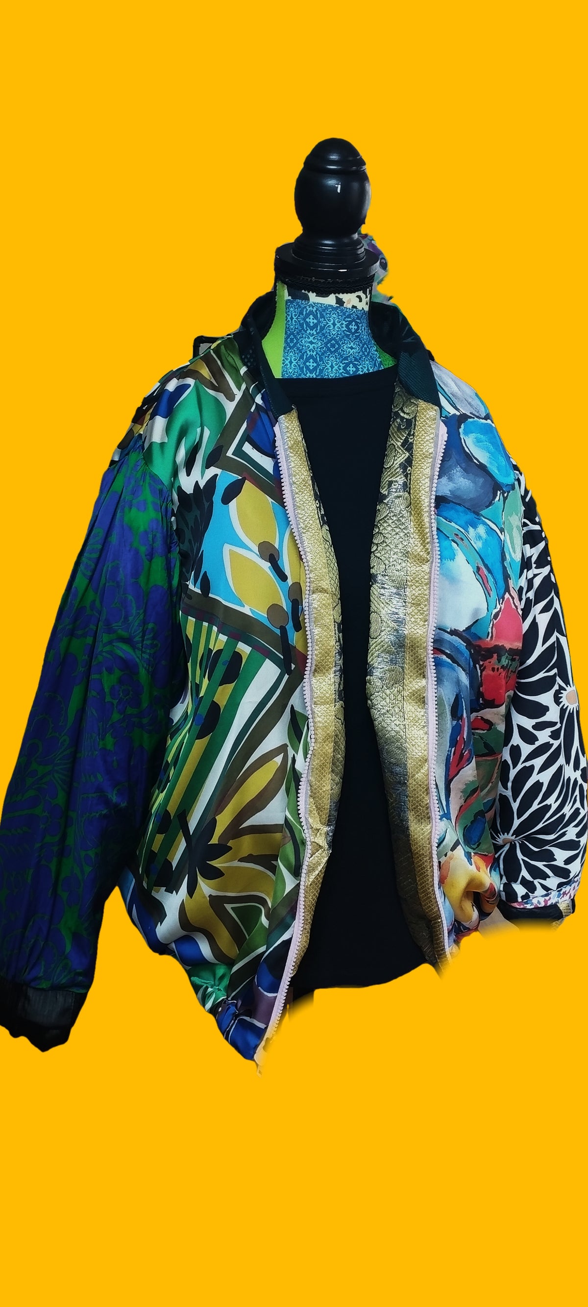 Collage rustling bomber - PAULINA'S FRIENDS