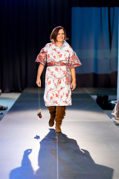 red butterflies dress - PAULINA'S FRIENDS