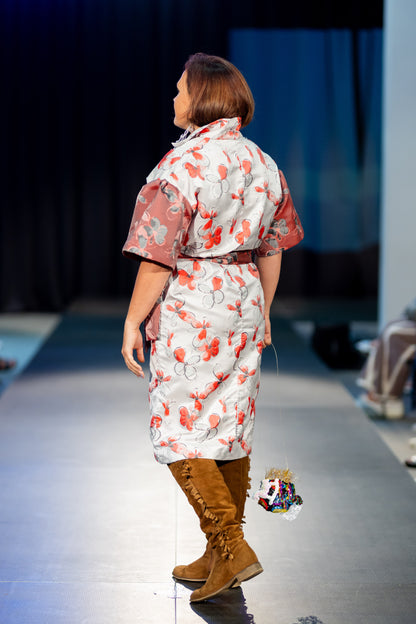 red butterflies dress - PAULINA'S FRIENDS