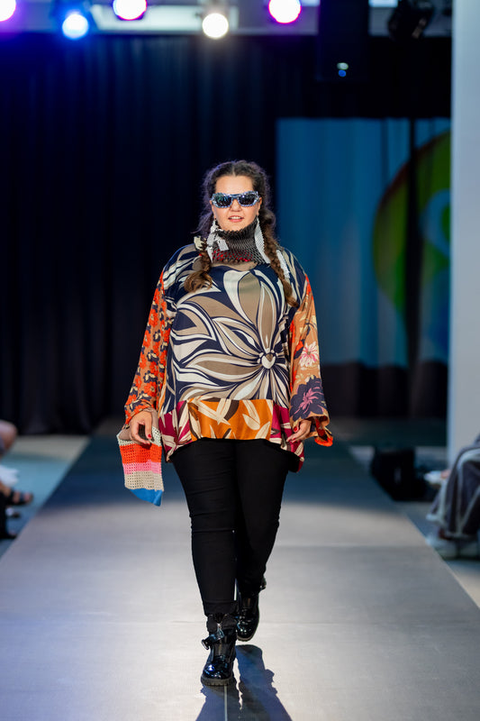 Floral tunic blouse - PAULINA'S FRIENDS
