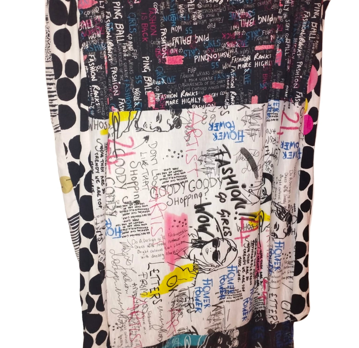 Long Collage Dress - PAULINA'S FRIENDS