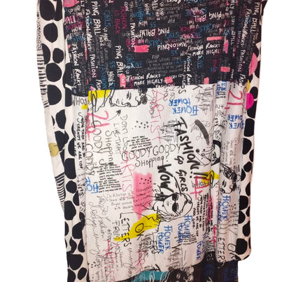 Long Collage Dress - PAULINA'S FRIENDS
