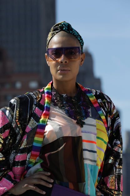 Striped Top NYFW - PAULINA'S FRIENDS