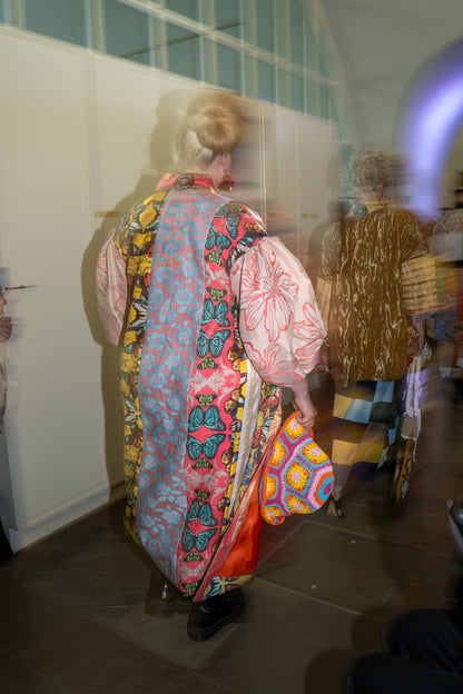 Puff Sleeves Long Butterfly Kimono - PAULINA'S FRIENDS