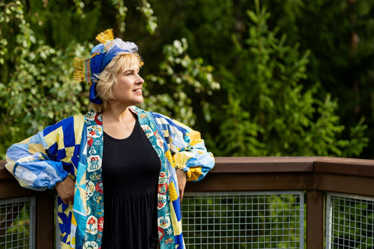 Ukraine Patchwork kimono - PAULINA'S FRIENDS
