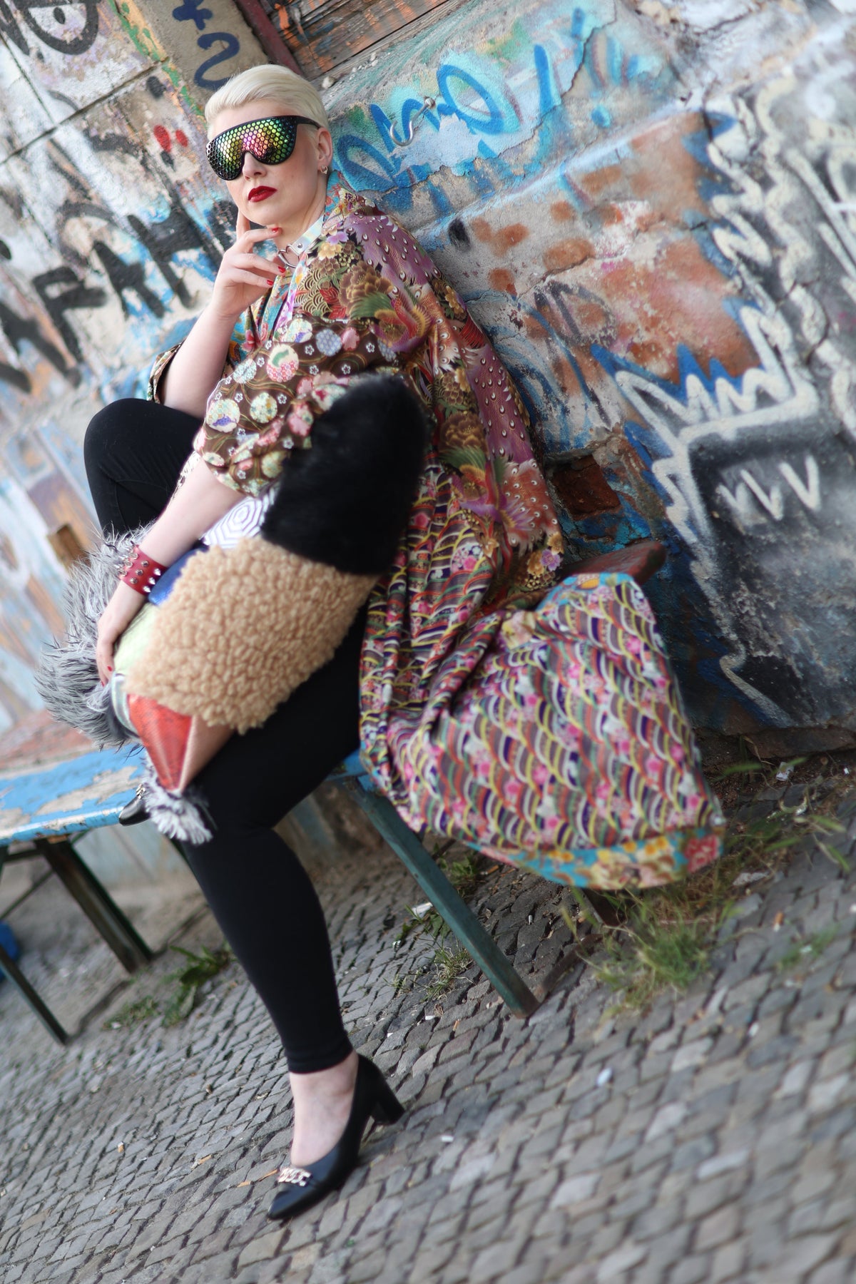 Big leather pillow - PAULINA'S FRIENDS
