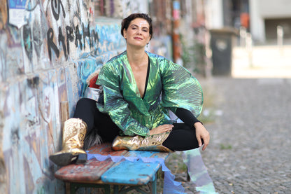 Butterfly green top - PAULINA'S FRIENDS