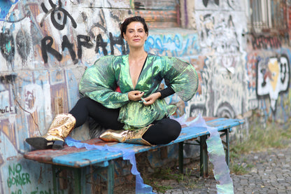 Butterfly green top - PAULINA'S FRIENDS