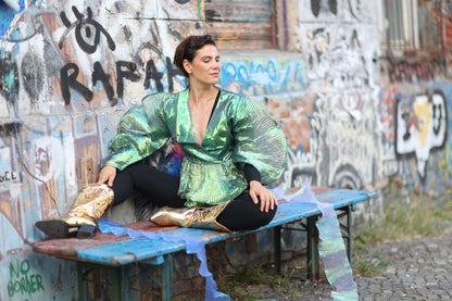 Butterfly green top - PAULINA'S FRIENDS