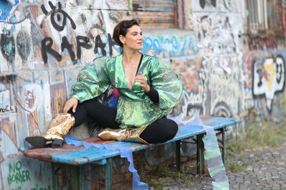 Butterfly green top - PAULINA'S FRIENDS