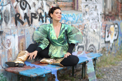 Butterfly green top - PAULINA'S FRIENDS
