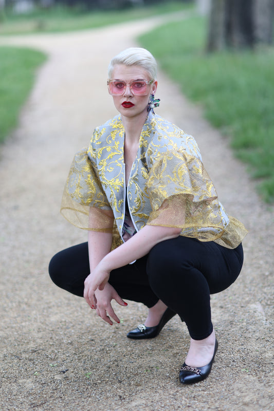Silver Gold puff jacket - PAULINA'S FRIENDS