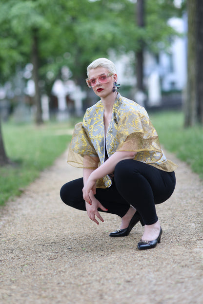 Silver Gold puff jacket - PAULINA'S FRIENDS