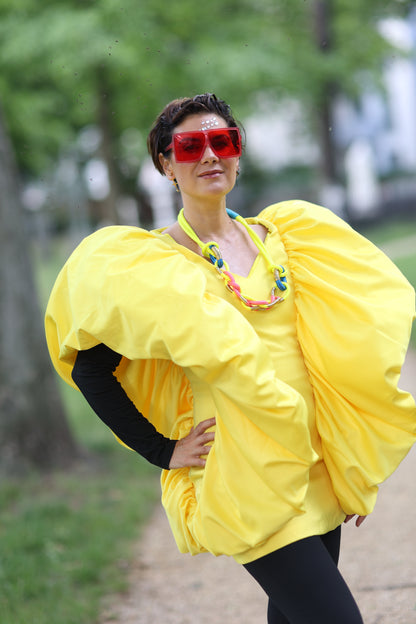 Yellow wing dress - PAULINA'S FRIENDS