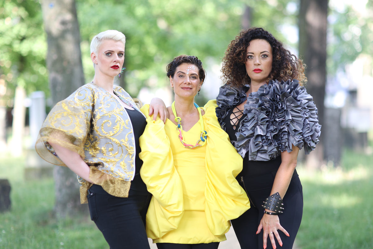 Yellow wing dress - PAULINA'S FRIENDS