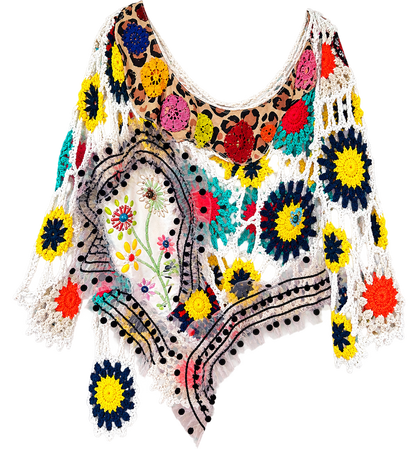 Deconstructed crochet top
