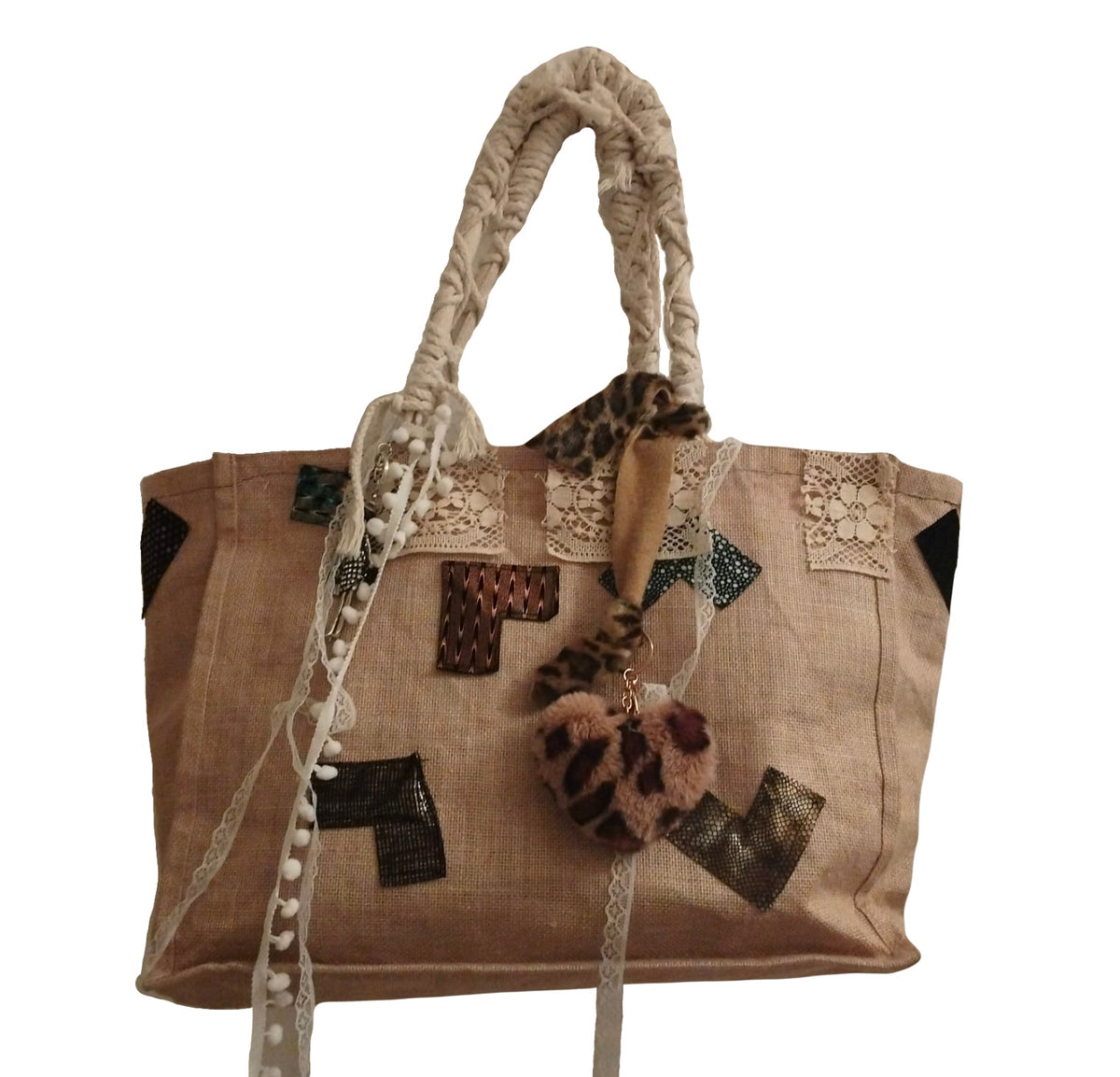 Eggshell White Linen Shopper - PAULINA'S FRIENDS