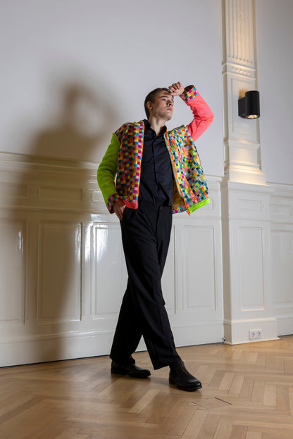 Neon Bomber Jacket - PAULINA'S FRIENDS
