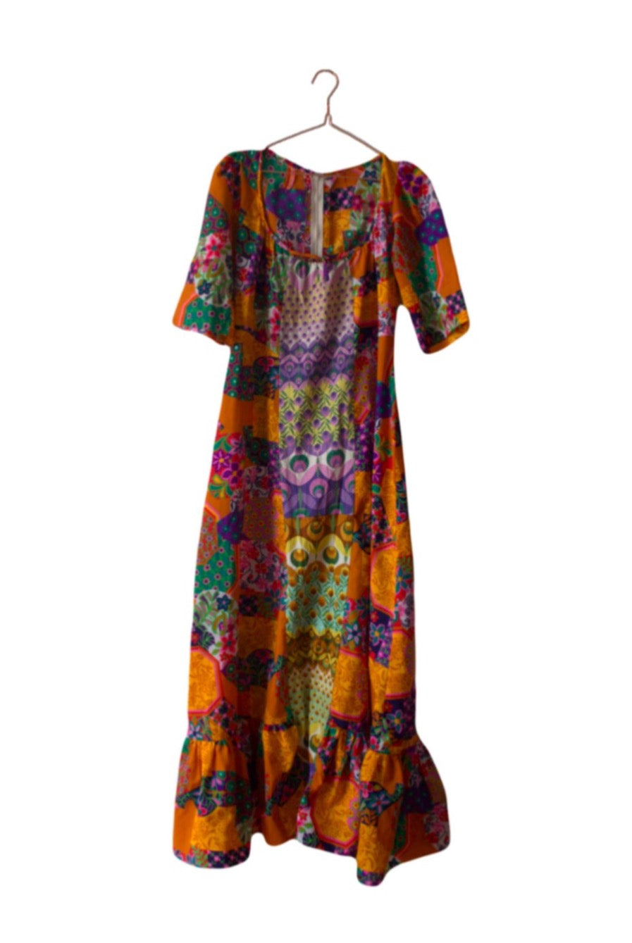 Vintage Dress Upcycled and Pimped up - PAULINA'S FRIENDS