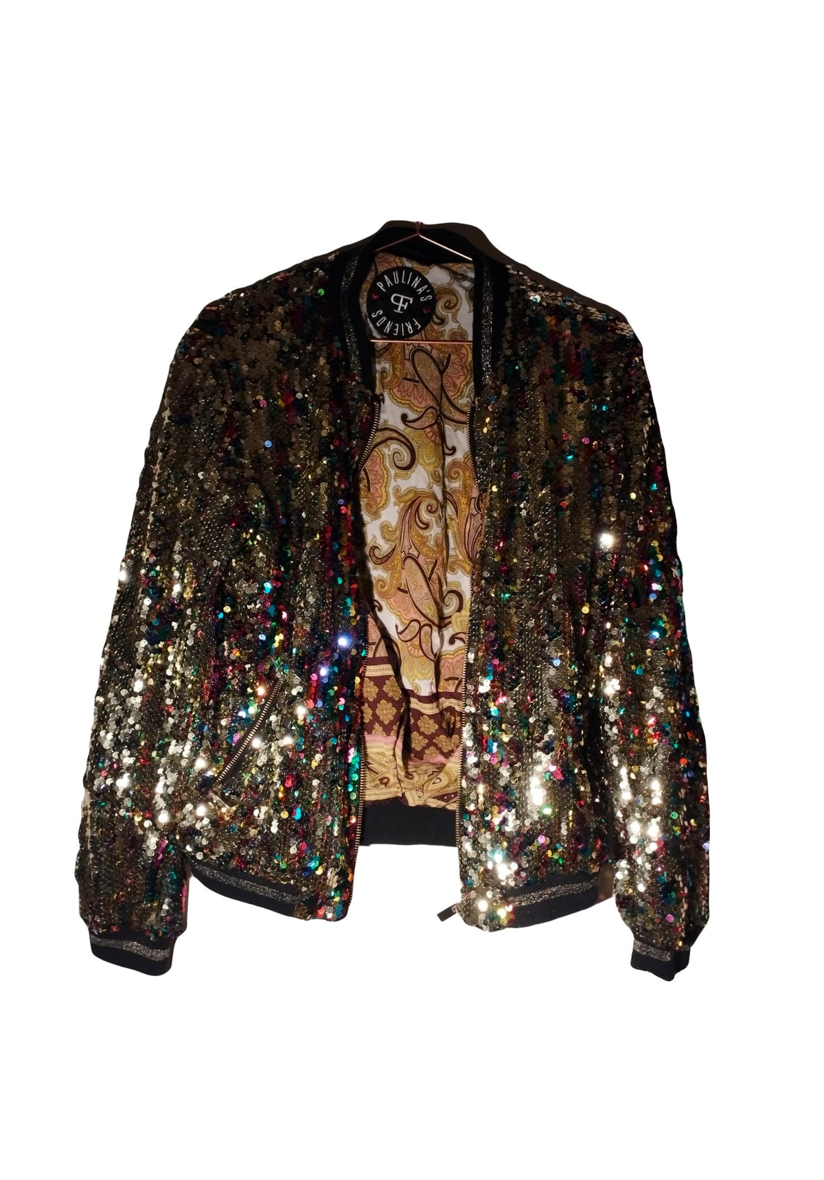 Paillettes Bomber Jacket - PAULINA'S FRIENDS