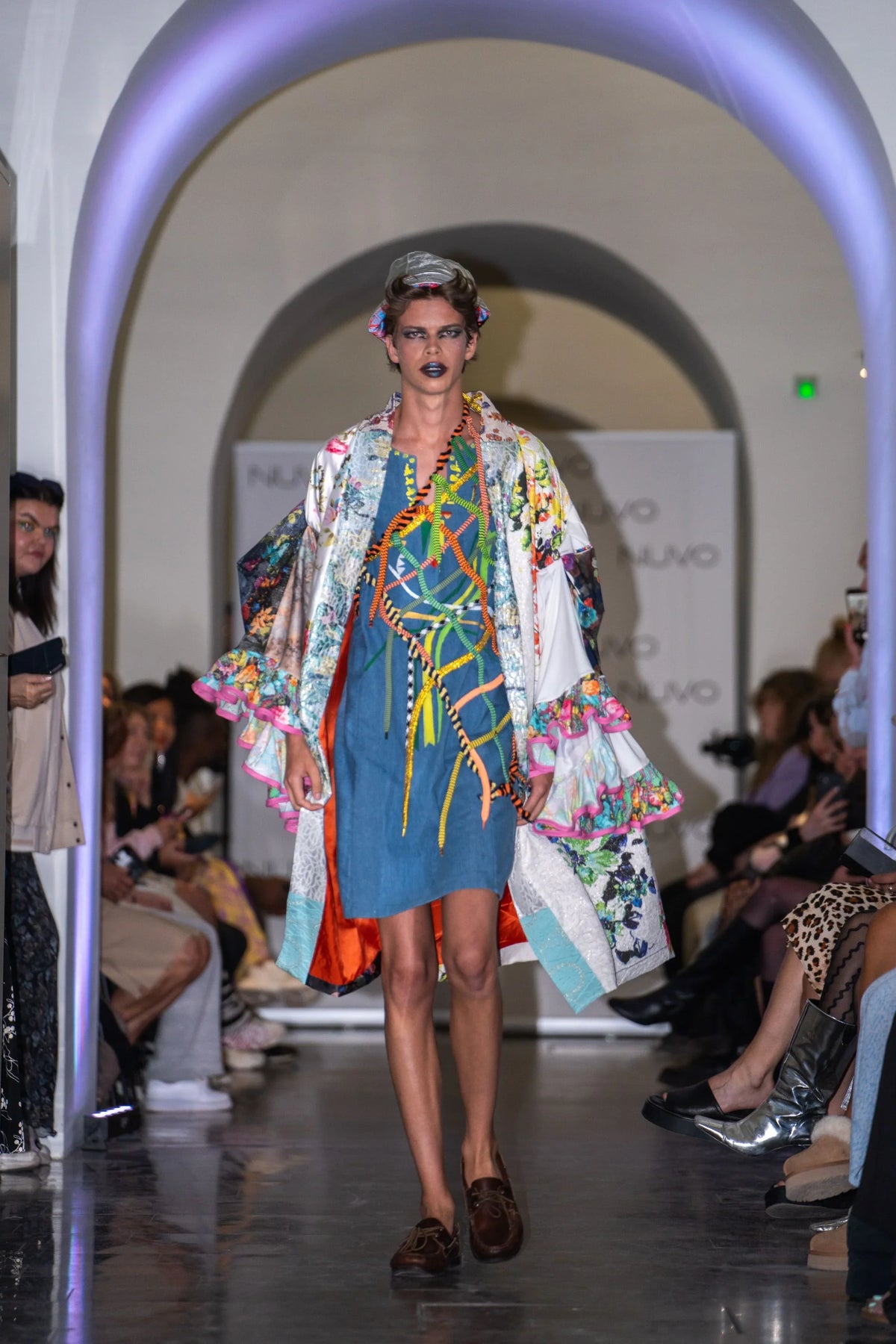 Handpainted Vintage Dress - PAULINA'S FRIENDS