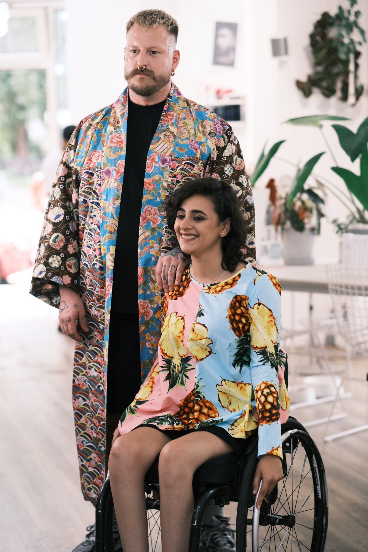 Bold Pineapple Print Top – Vibrant Tropical Style - PAULINA'S FRIENDS