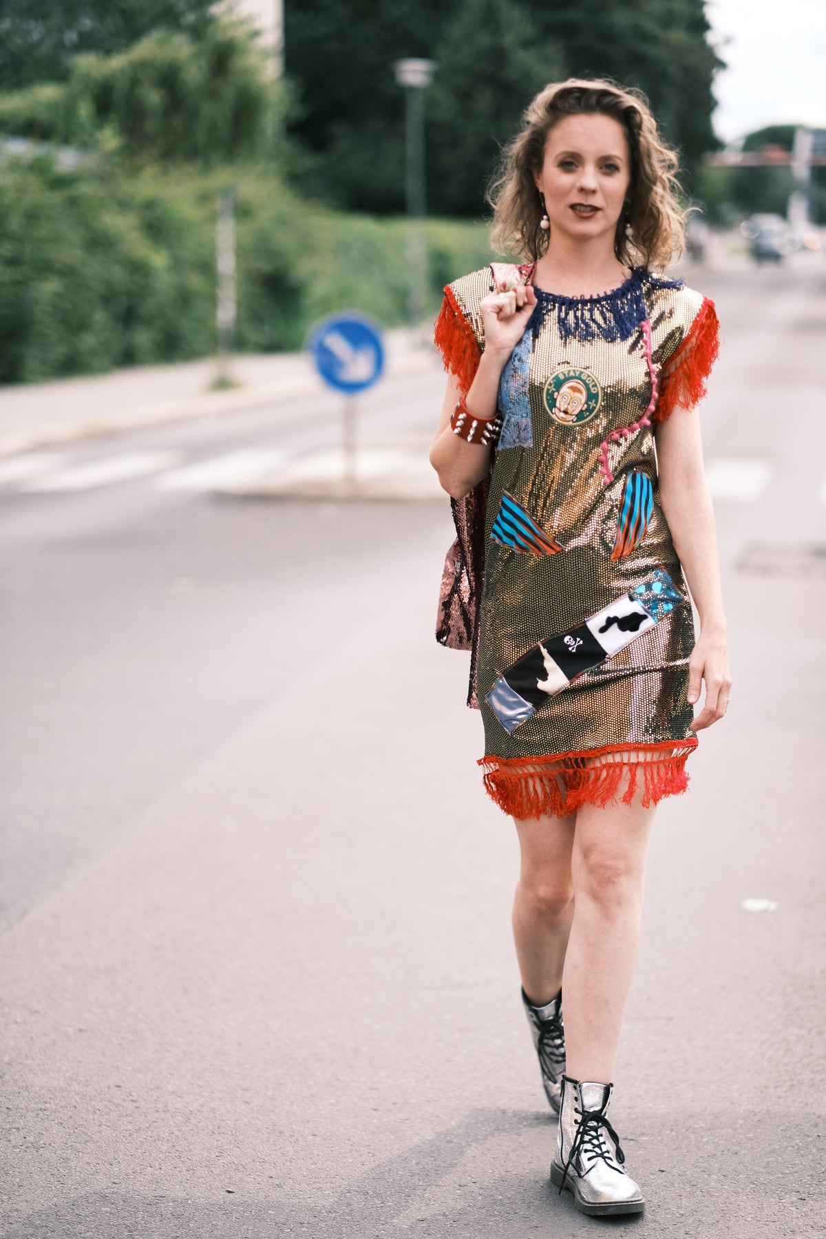 Golden Glam Dress - PAULINA'S FRIENDS