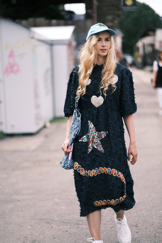 Navy Blue Dress - PAULINA'S FRIENDS