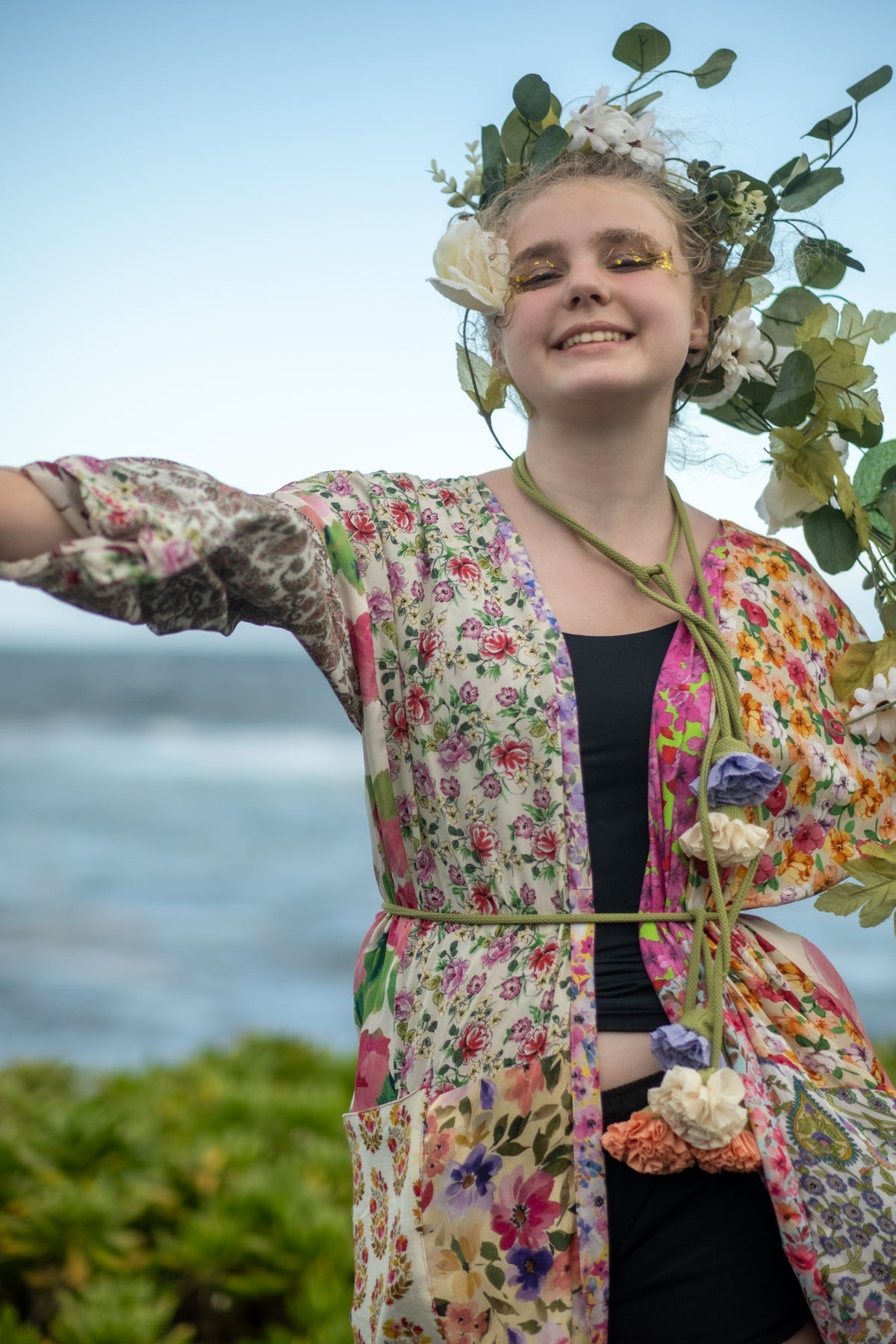 Hawaii flower dress 1