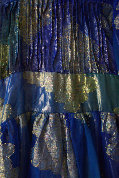 Holographic Golden Blue Dress - PAULINA'S FRIENDS