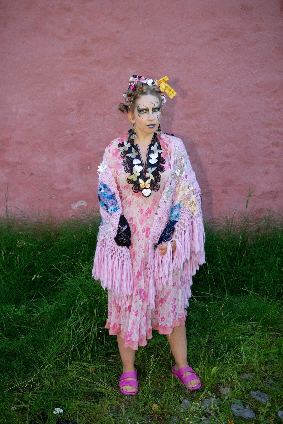 Pink Poncho - PAULINA'S FRIENDS