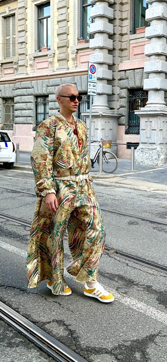 Brocade bomber and trousers - PAULINA'S FRIENDS